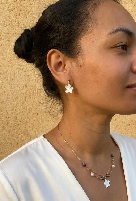 Boucles d’oreilles Tiare